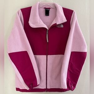 The North Face Pink and Magenta Fleece Jacket